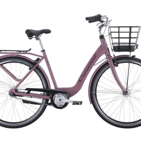 Crescent tove Bordeaux med korg