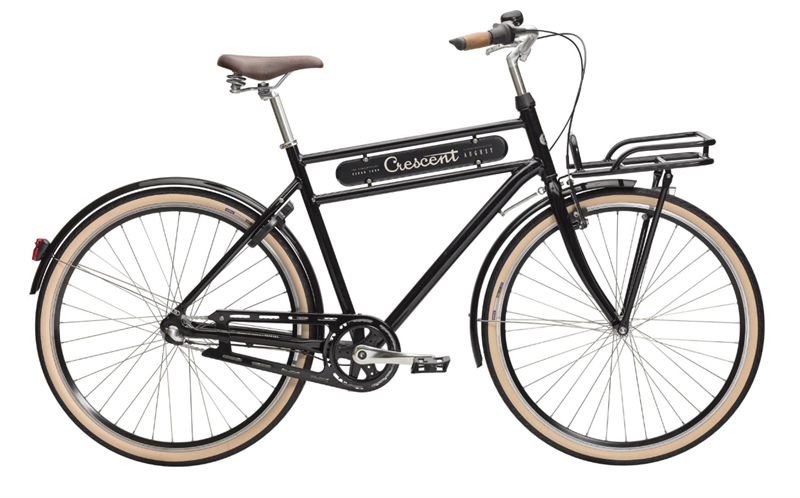 monark august 3 vxl Svart herrcykel standard