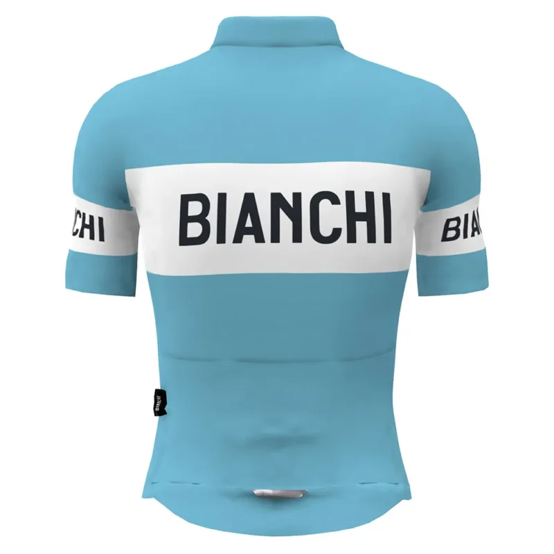 Bianchi retro cykel tröja baksida med fickor
