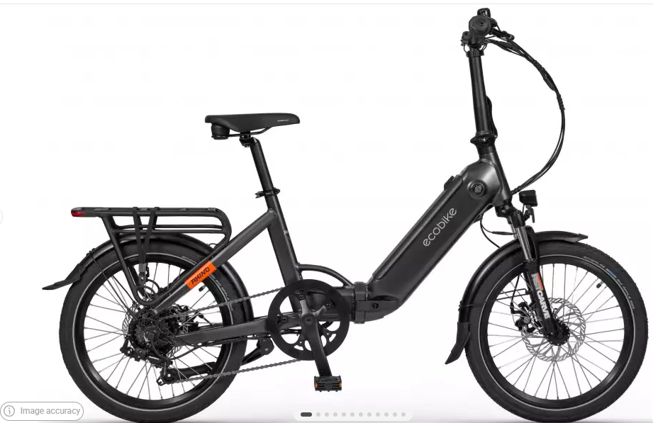 Ecobike Rhino Vikbar Elcykel Svart
