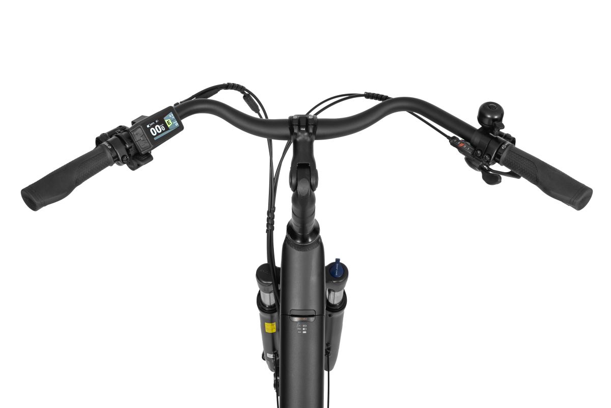 ecobike x city svart styre