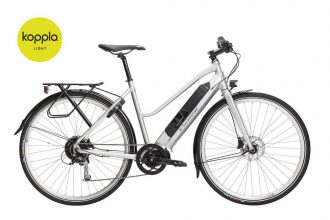crescent elly 10-vxl sport cykel med koppla light silver 2020